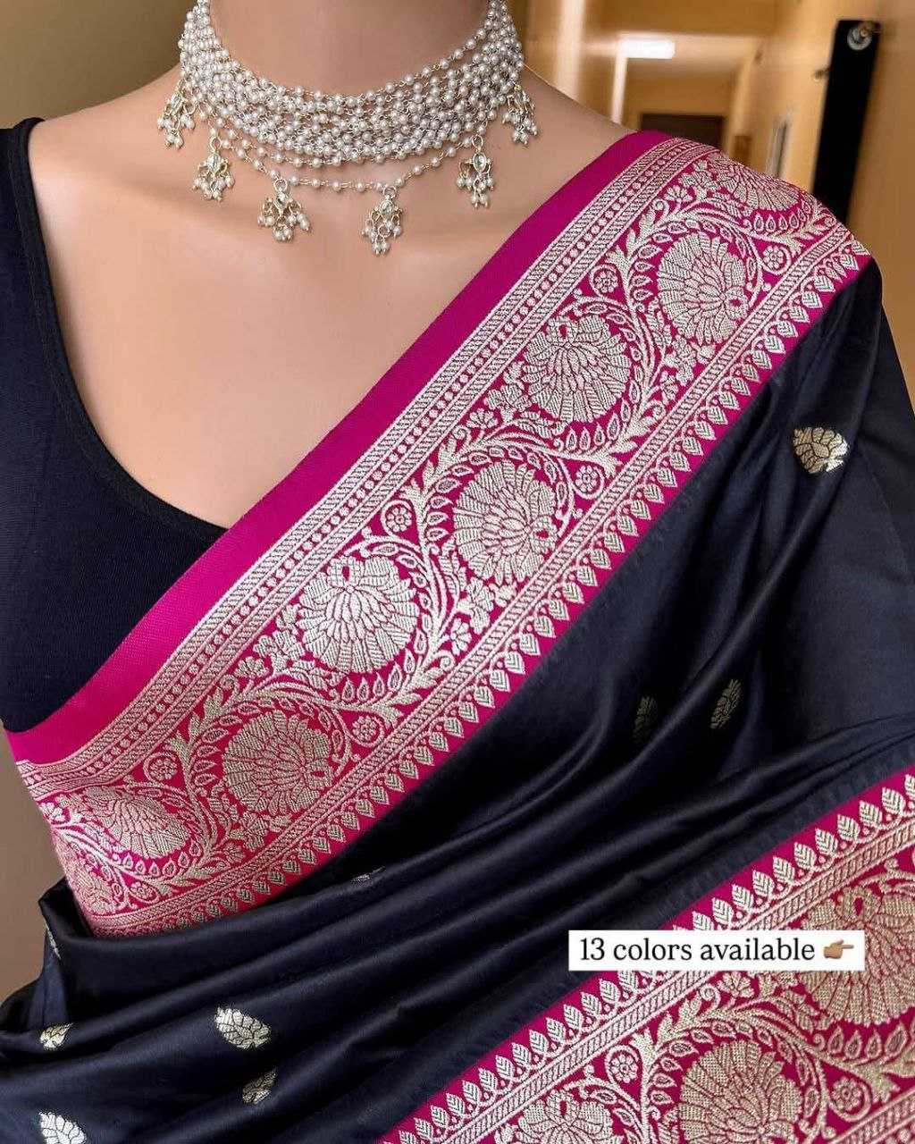 Banarasi Soft Silk Butta Saree