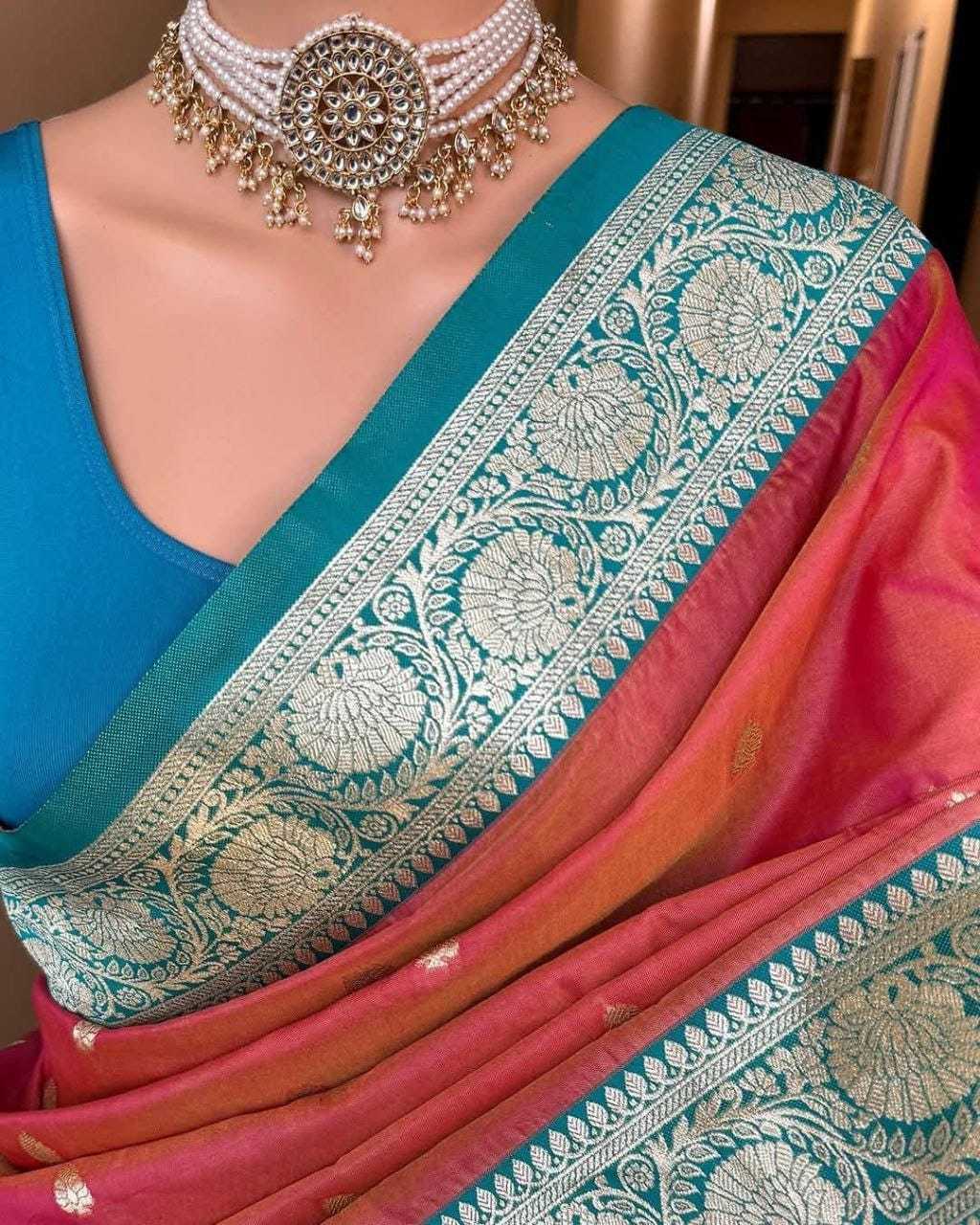 Banarasi Soft Silk Butta Saree