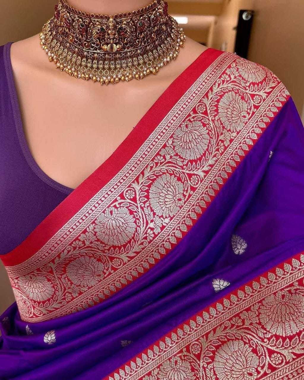 Banarasi Soft Silk Butta Saree