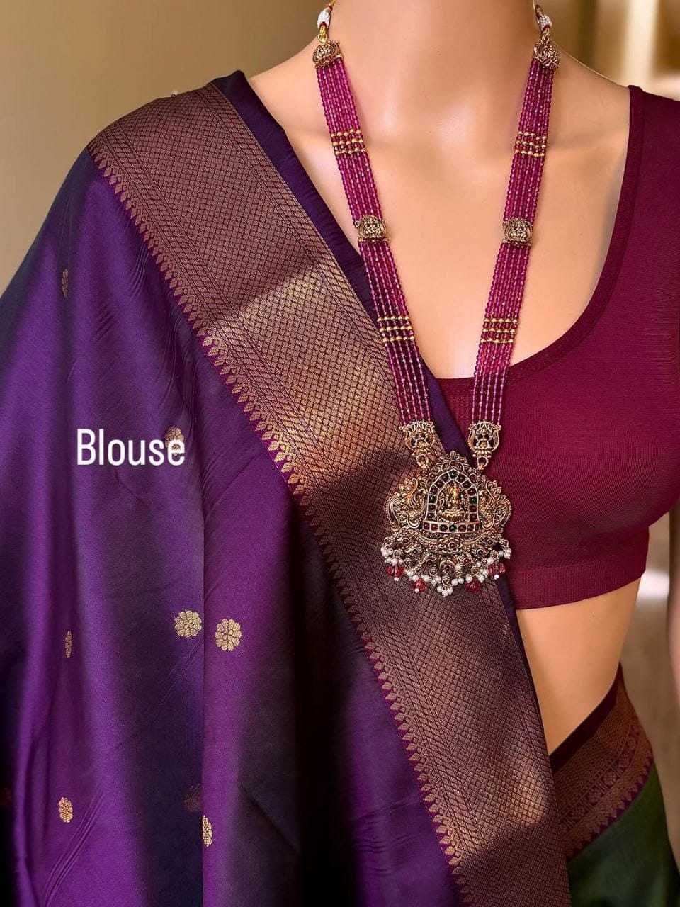 Banarasi Soft Silk Designer Saree in Orange