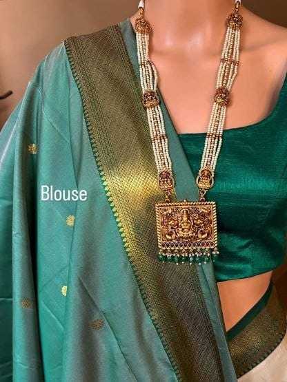 Banarasi Soft Silk Designer Saree in Orange