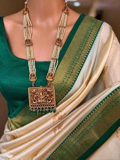 Banarasi Soft Silk Designer Saree in Orange