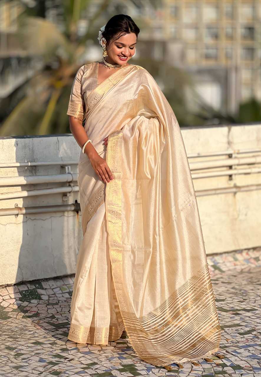 Tussar Silk Traditional Saree