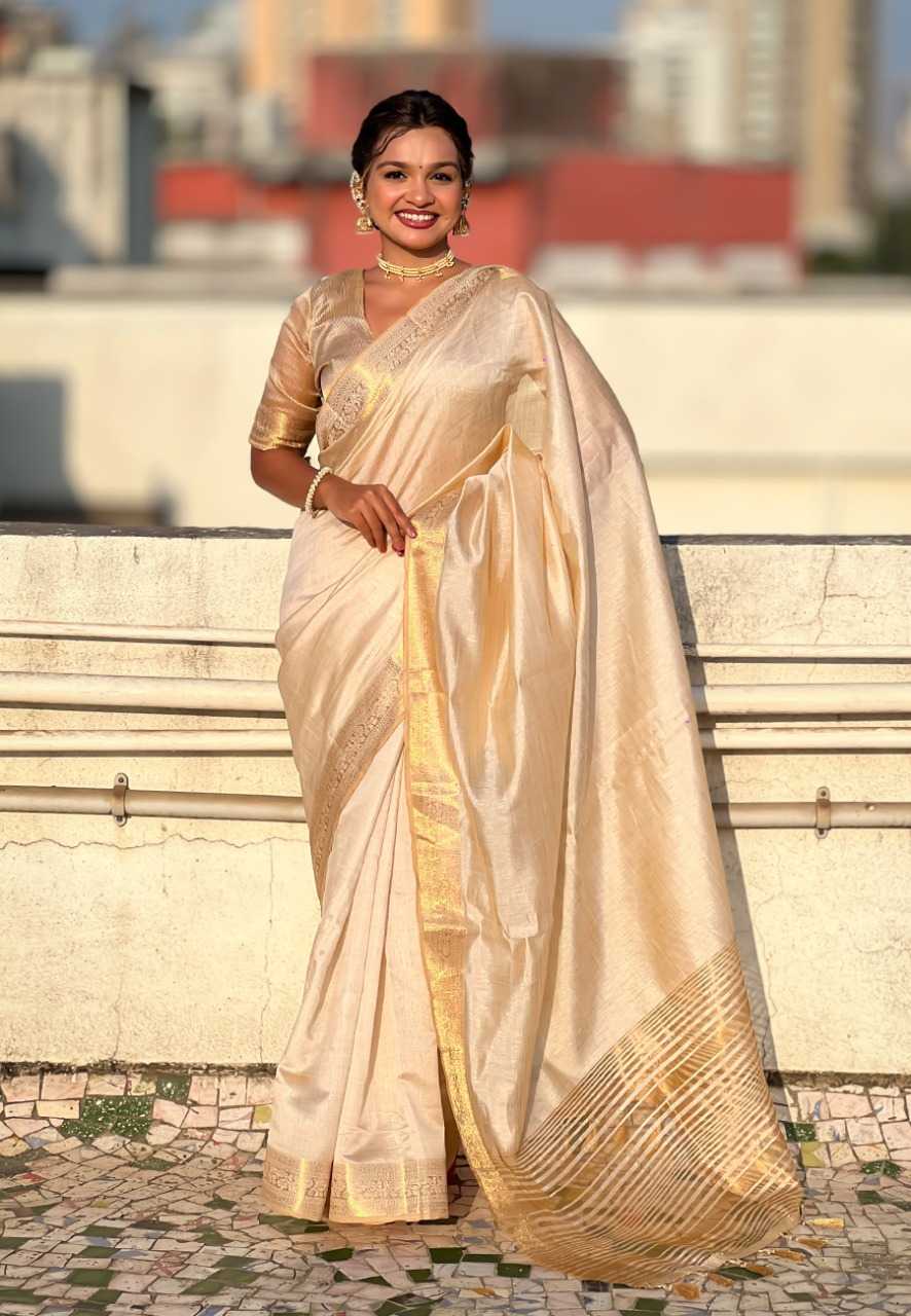 Tussar Silk Traditional Saree