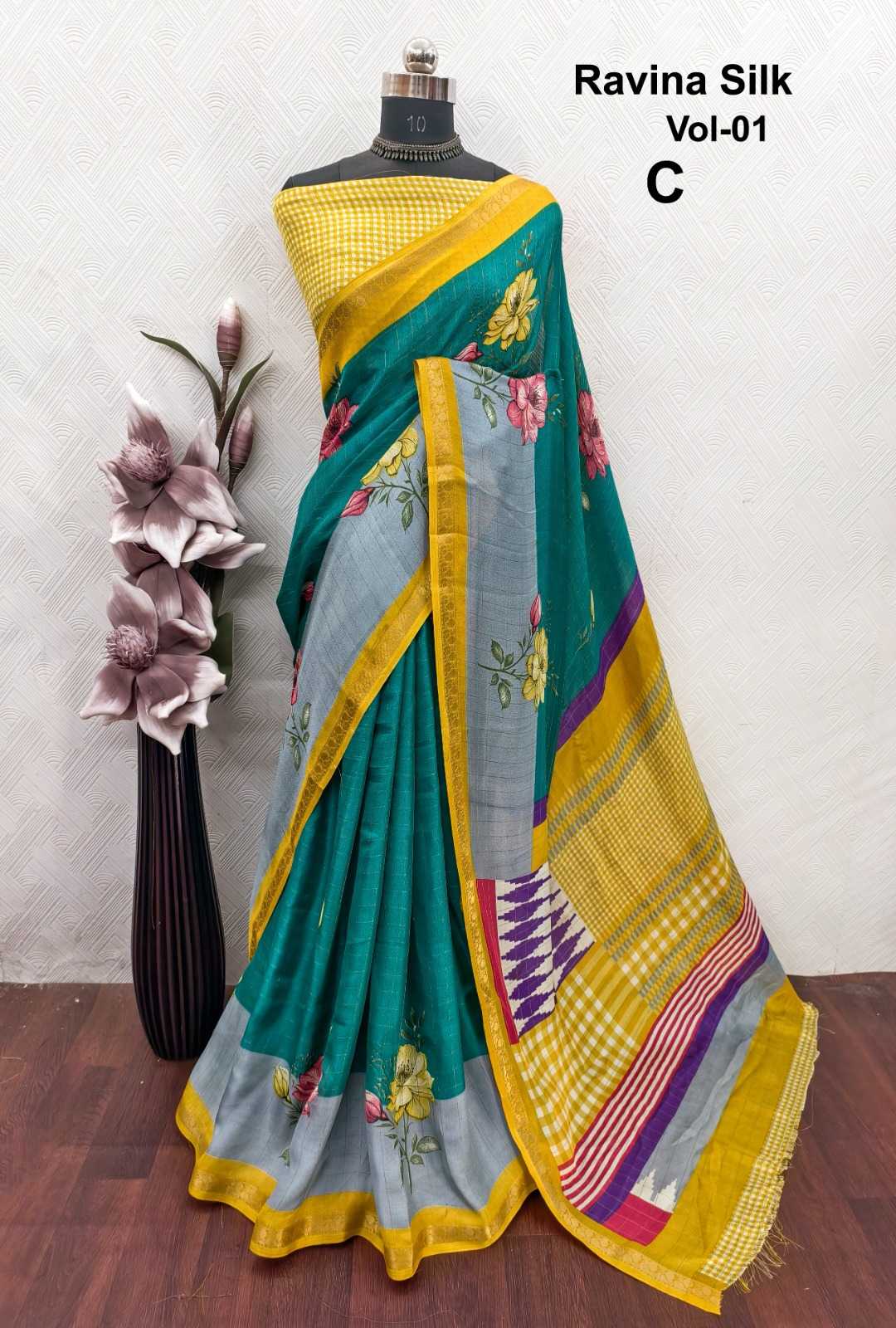 Wow Soft Silk Designer Saree