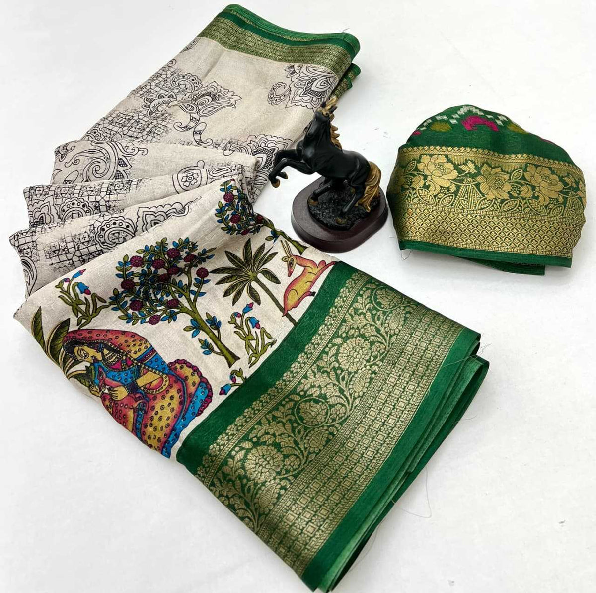 Wow Soft Silk Designer Saree