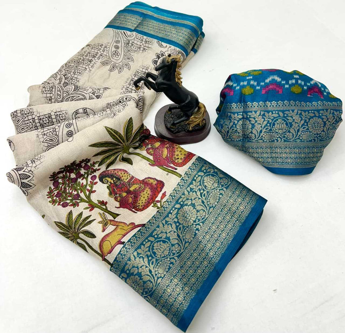 Wow Soft Silk Designer Saree