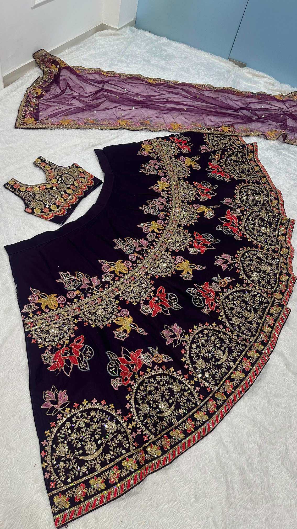 Kasturi Silk Lehenga