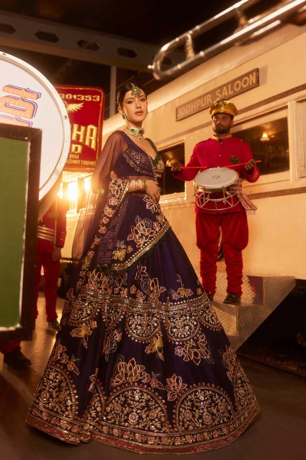 Kasturi Silk Lehenga