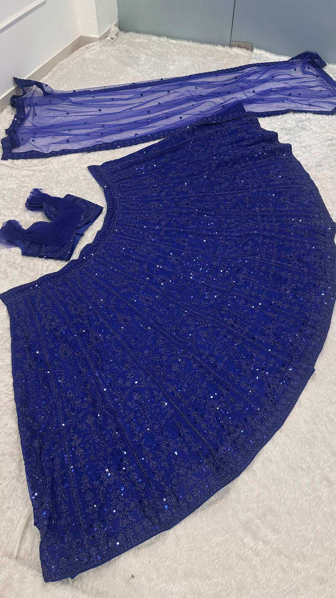 Faux Georgette Designer Lehenga