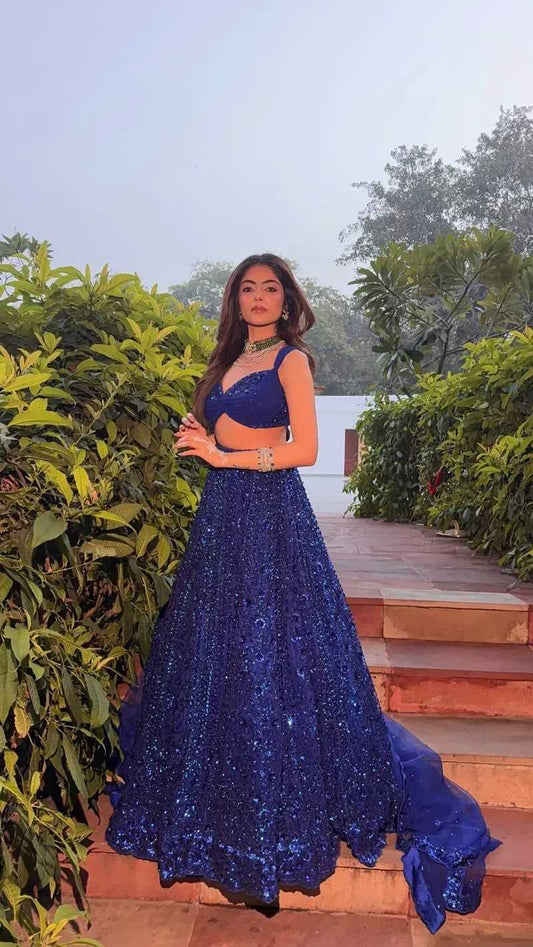 Faux Georgette Designer Lehenga
