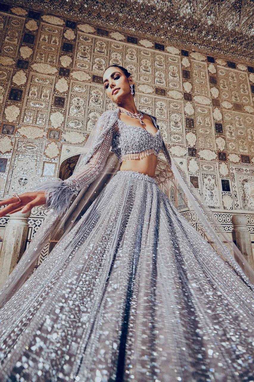 Shimmer Silk Traditional Lehenga