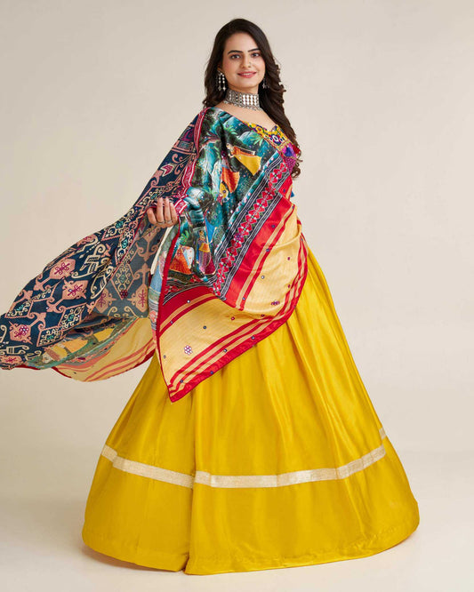 Satin Silk Designer Lehenga JT-146093