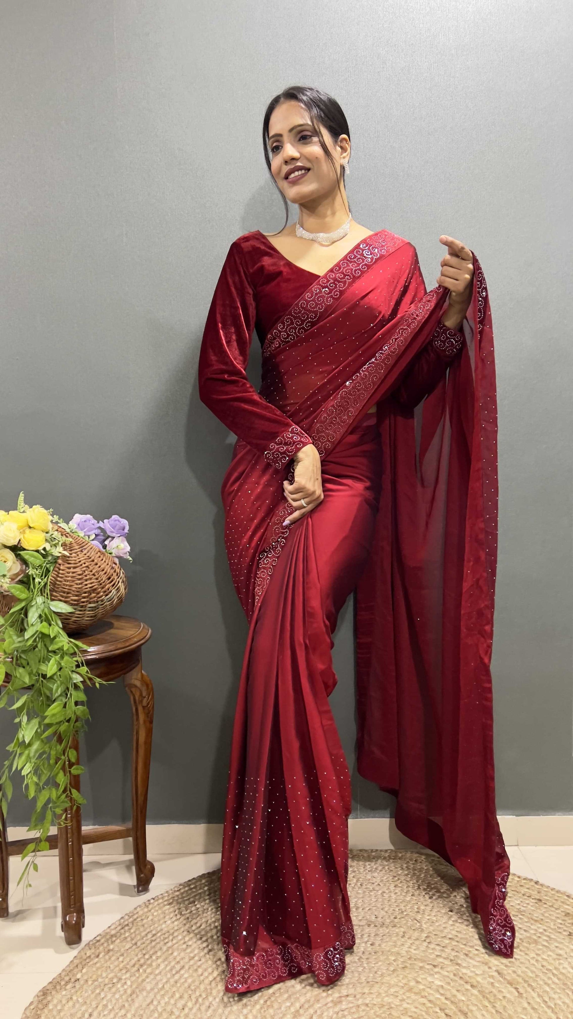 Party Wear Silk Saree