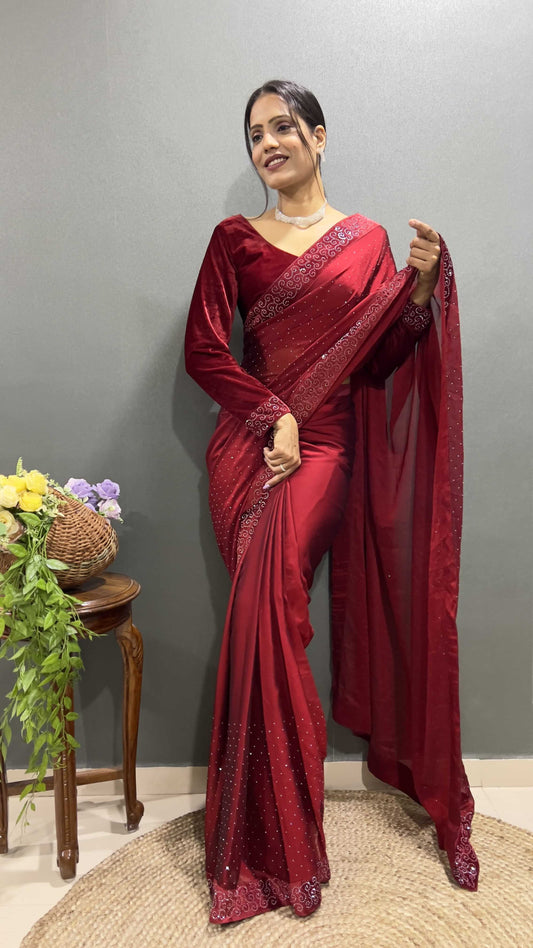 Rangoli Silk Party Wear Saree