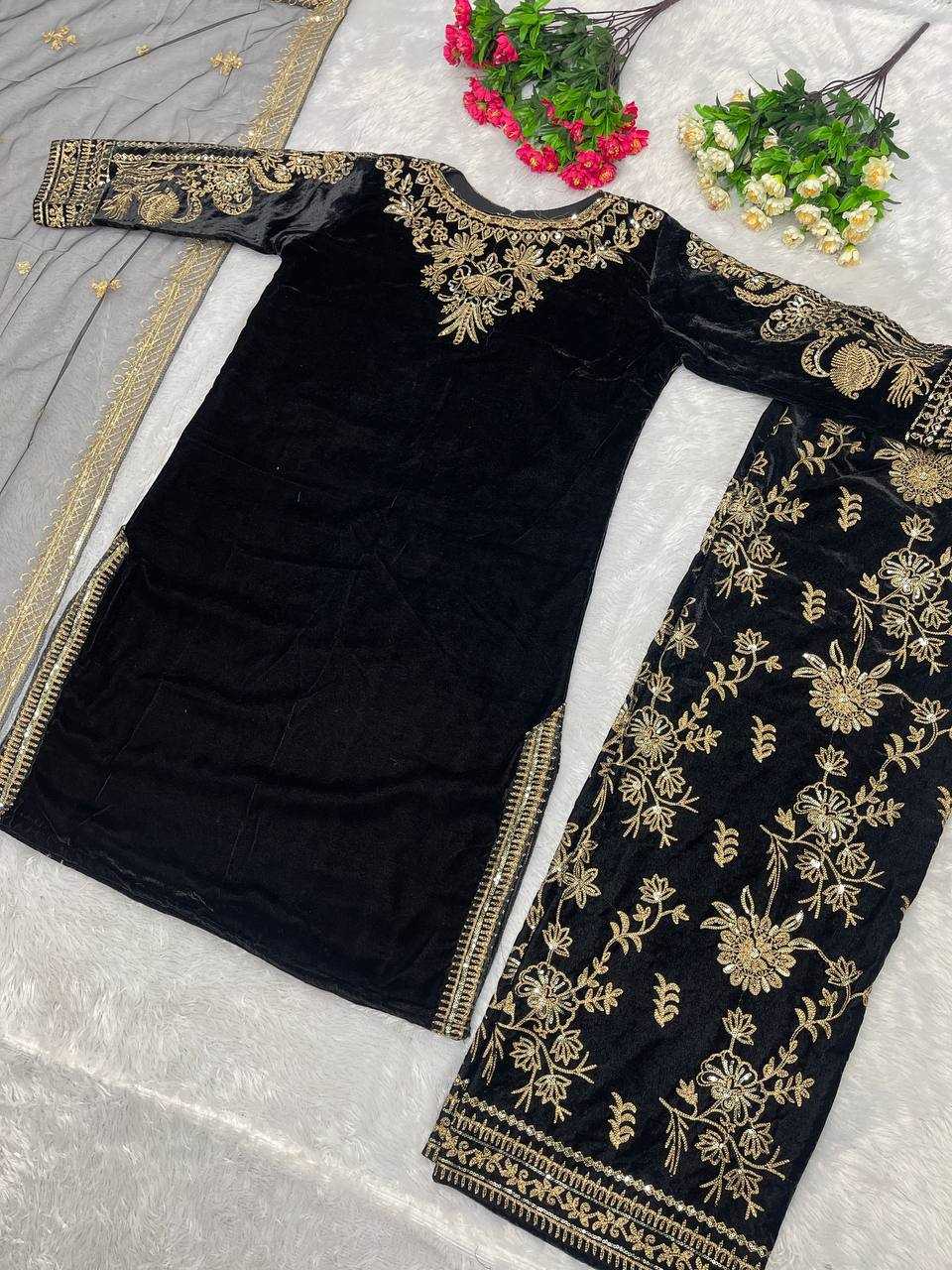 Viscose Velvet Suit
