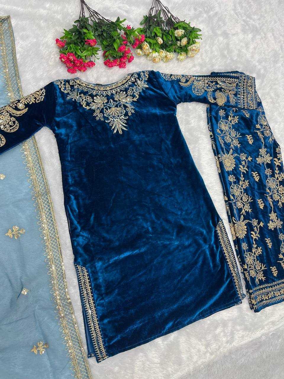 Viscose Velvet Suit