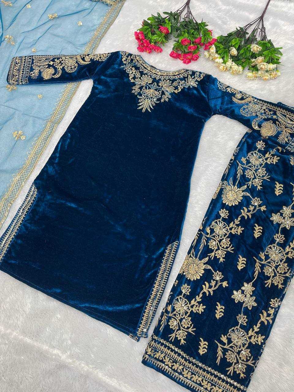 Viscose Velvet Suit
