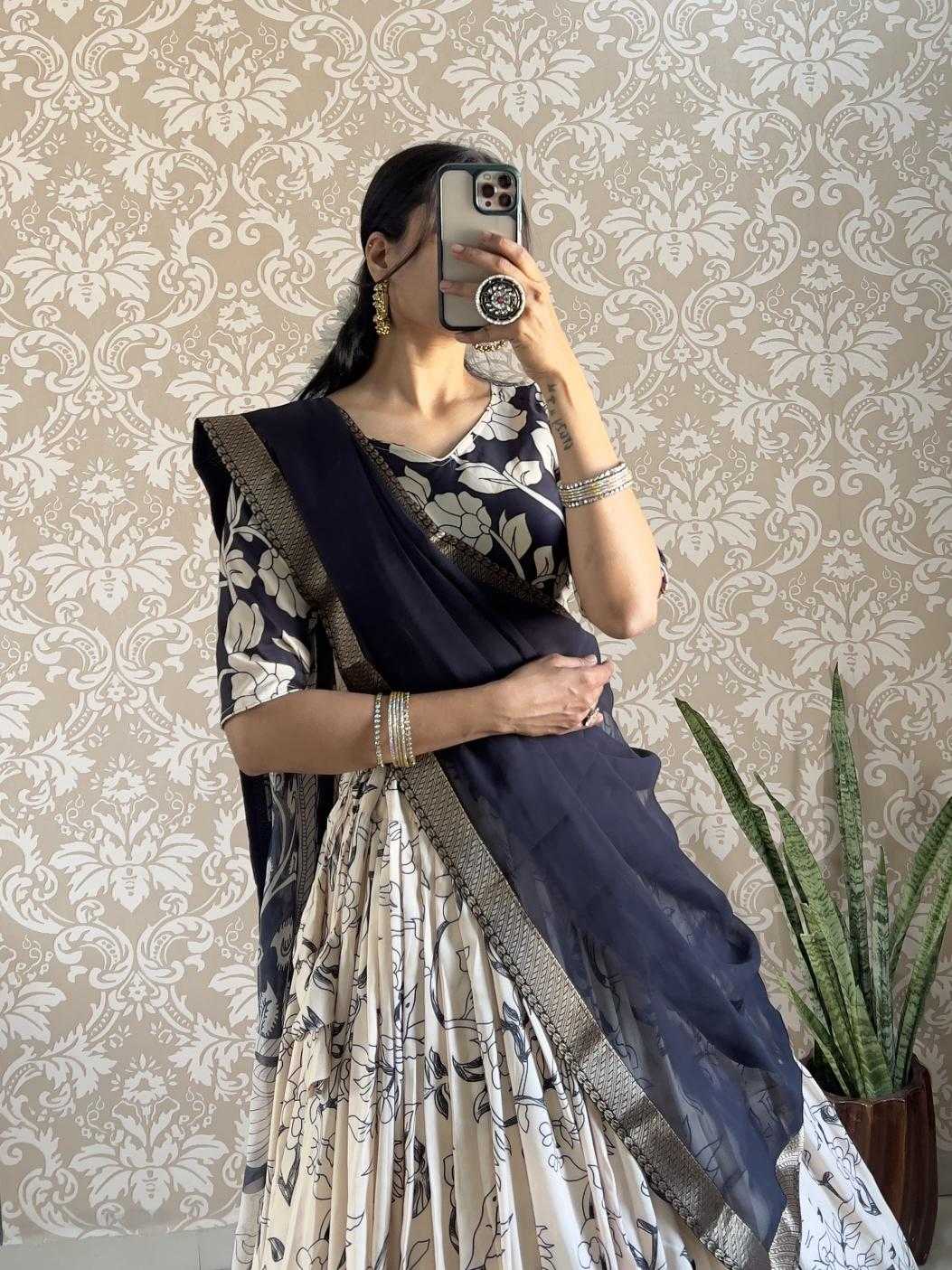 Muslin Silk Designer Lehenga