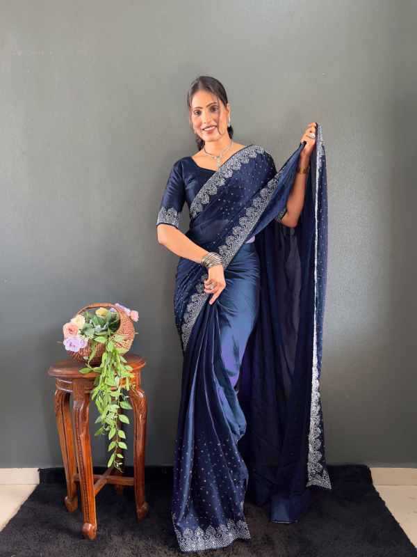 Rangoli Silk Designer Saree in Black