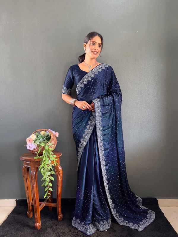 Rangoli Silk Designer Saree in Black