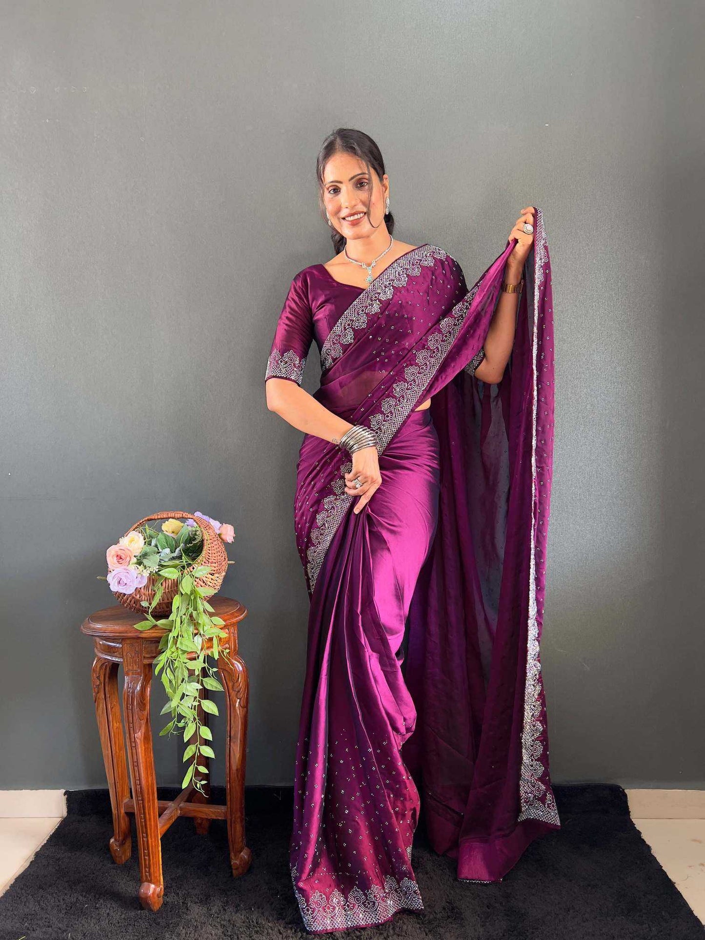 Party Wear Silk Saree