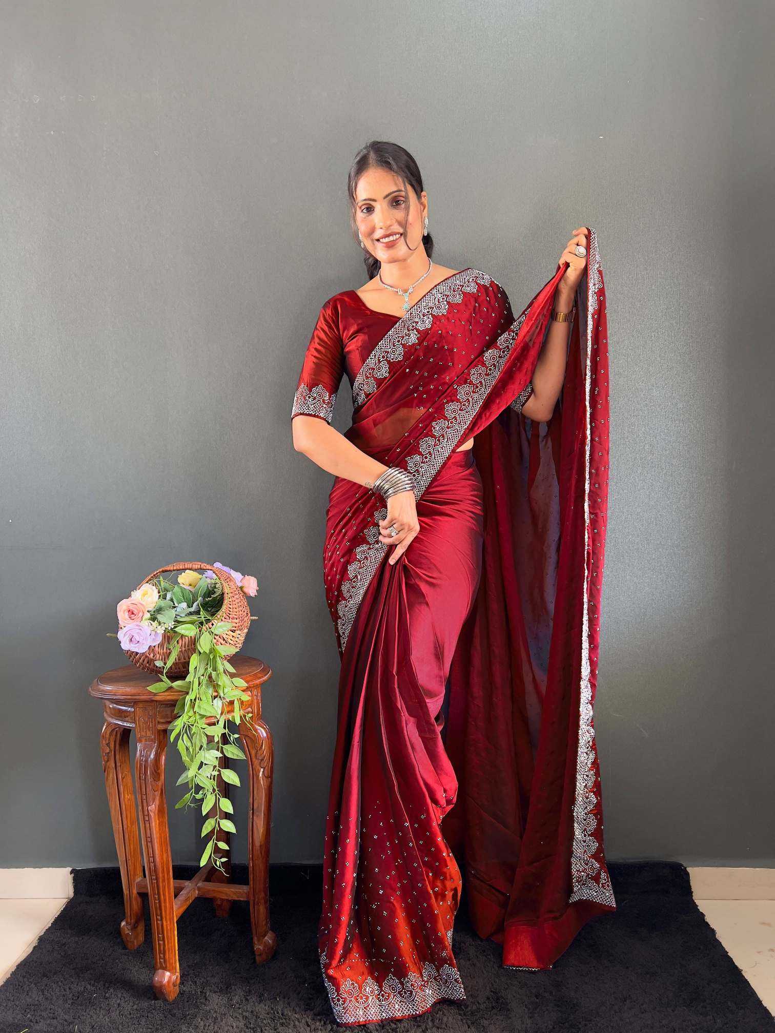 Party Wear Silk Saree