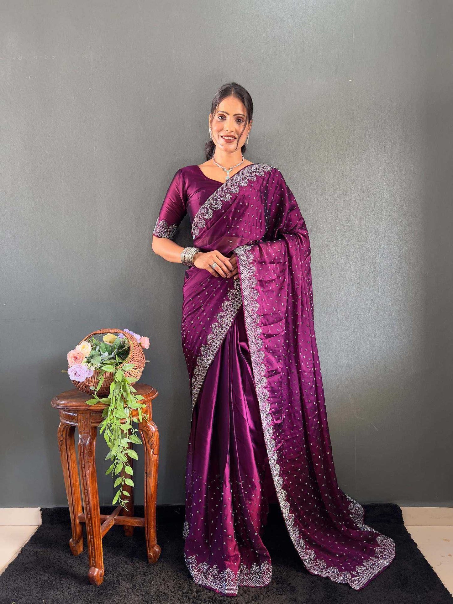 Party Wear Silk Saree