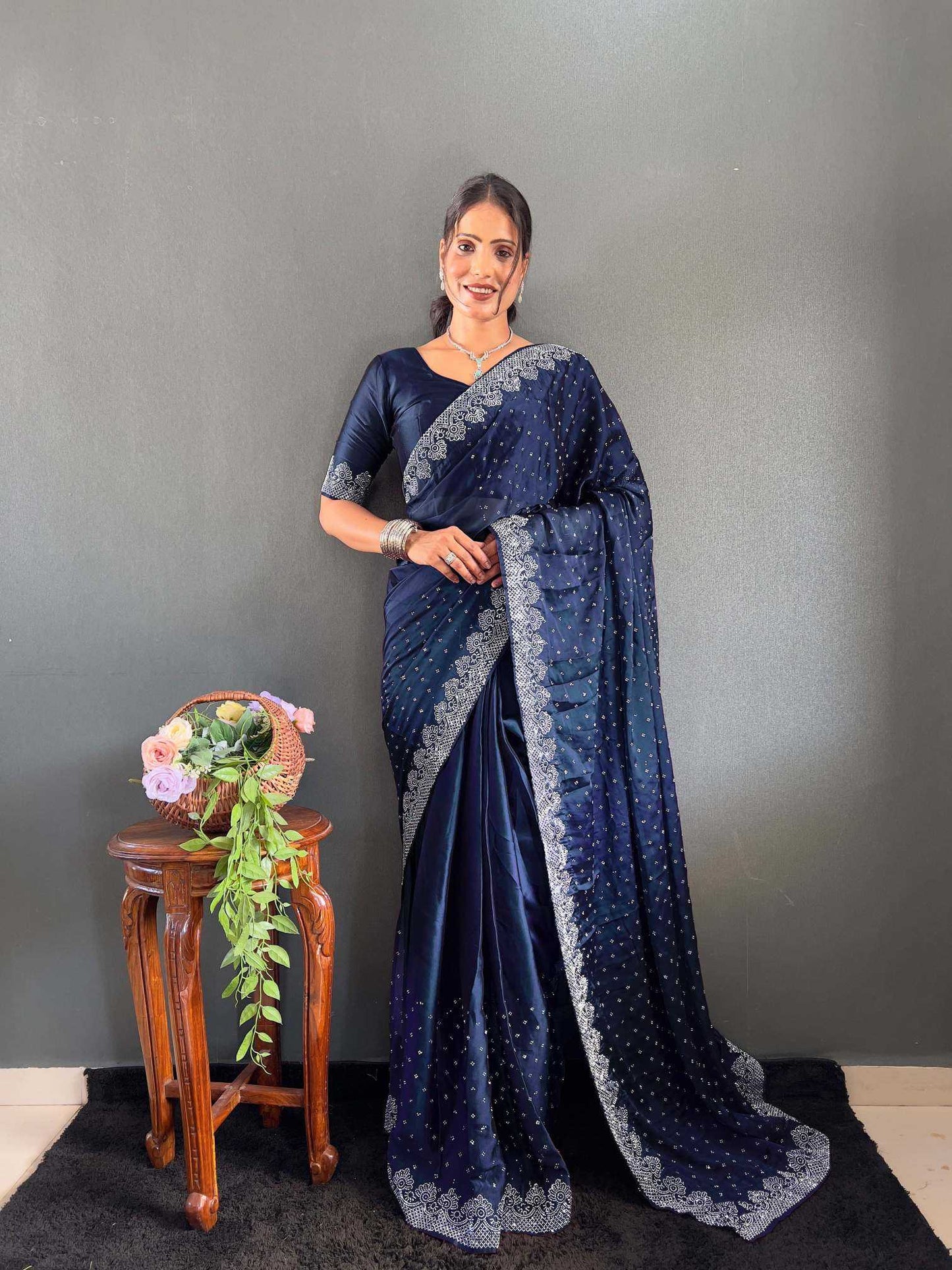 Party Wear Silk Saree