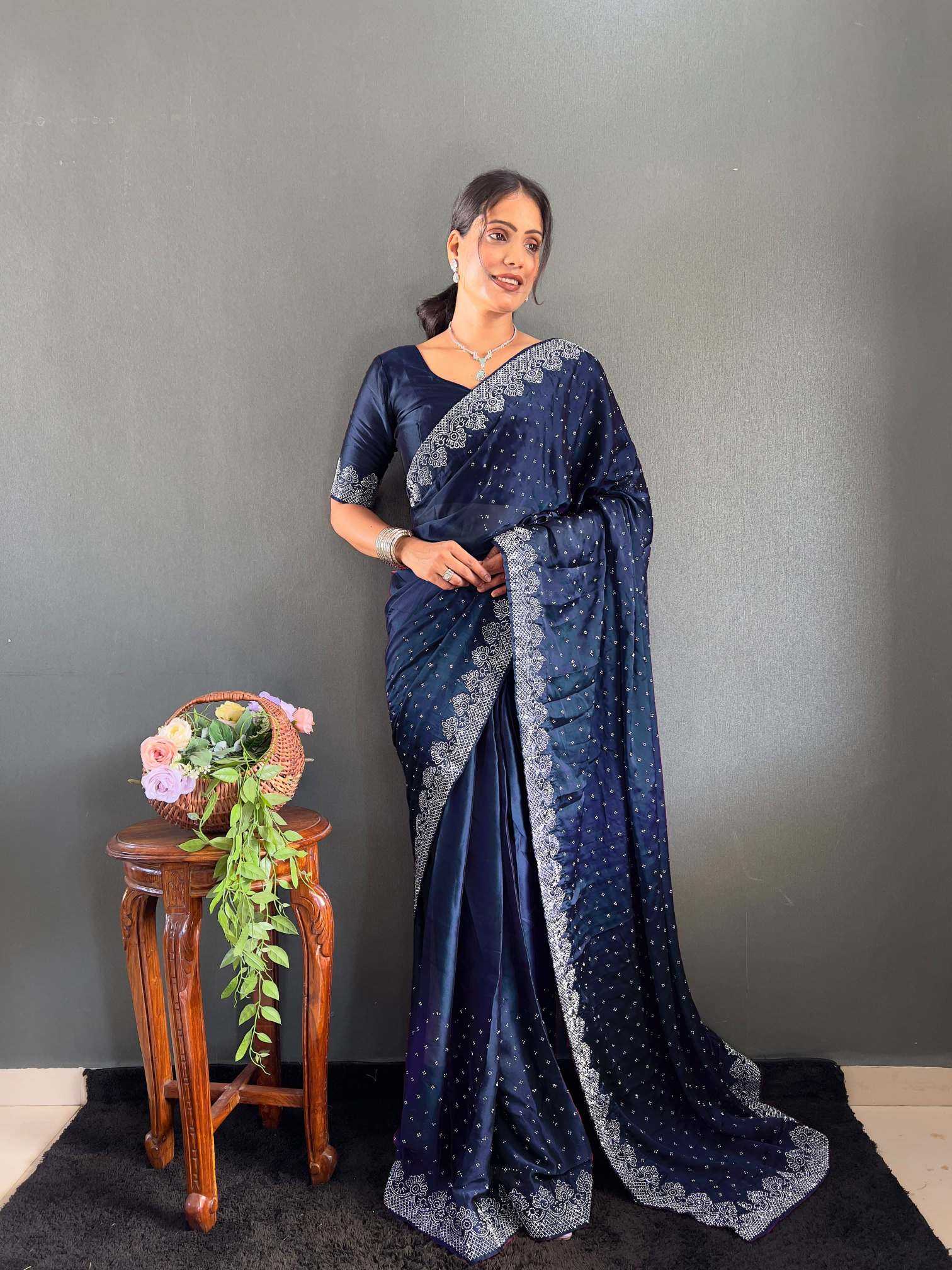 Party Wear Silk Saree
