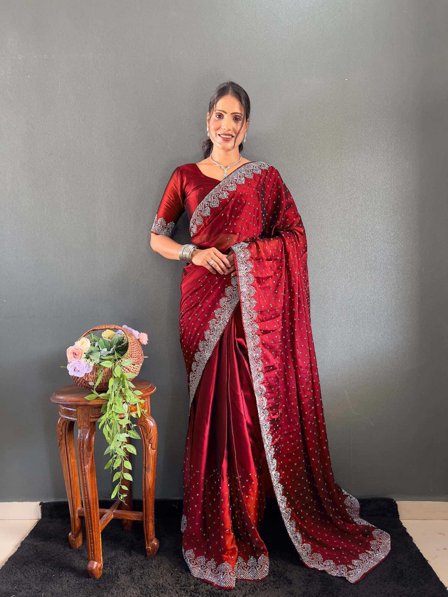 Party Wear Silk Saree