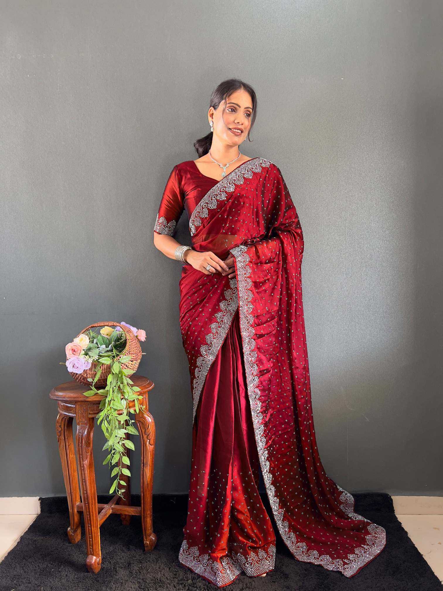 Party Wear Silk Saree