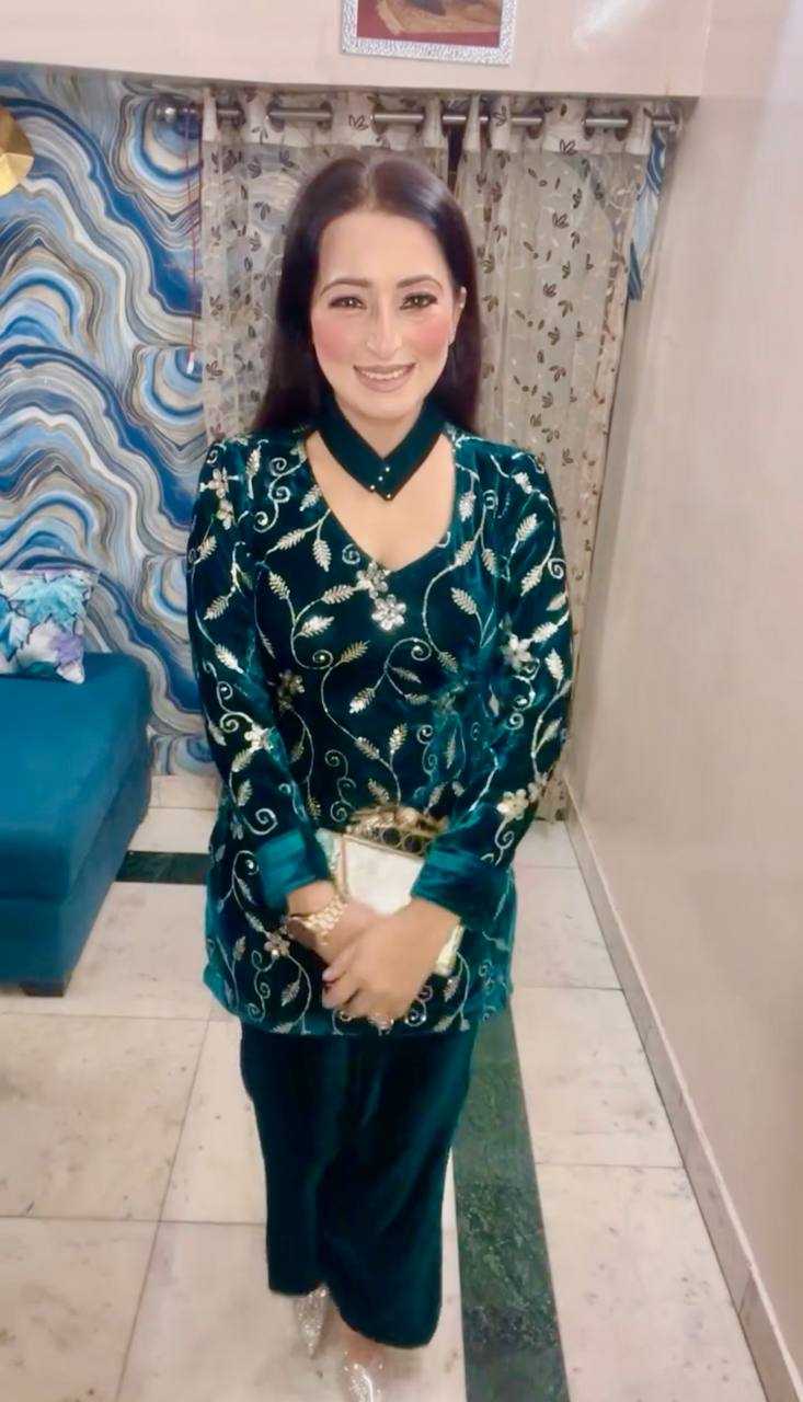Viscose Velvet Suit