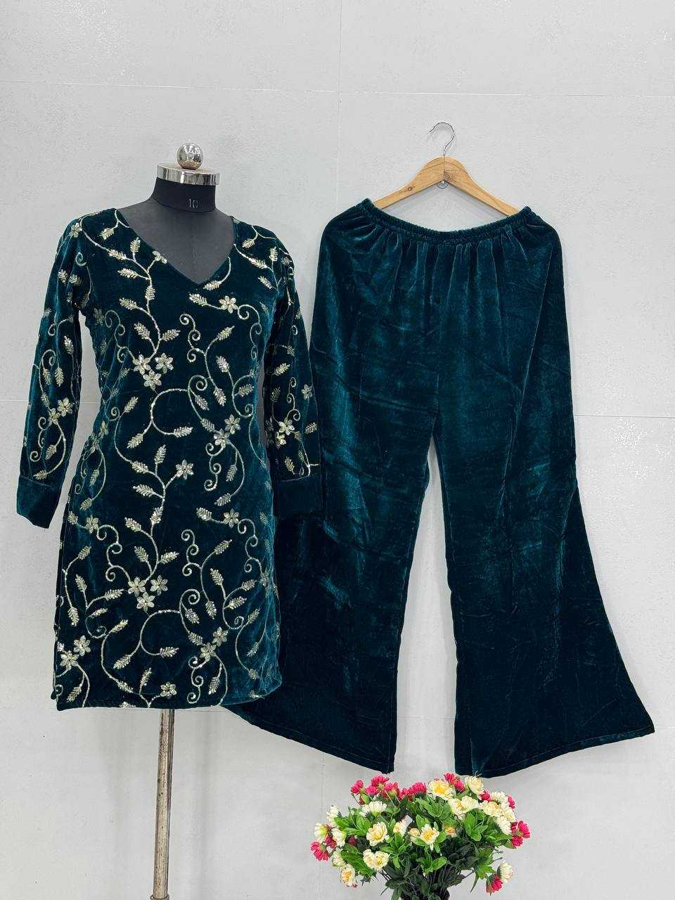 Viscose Velvet Suit