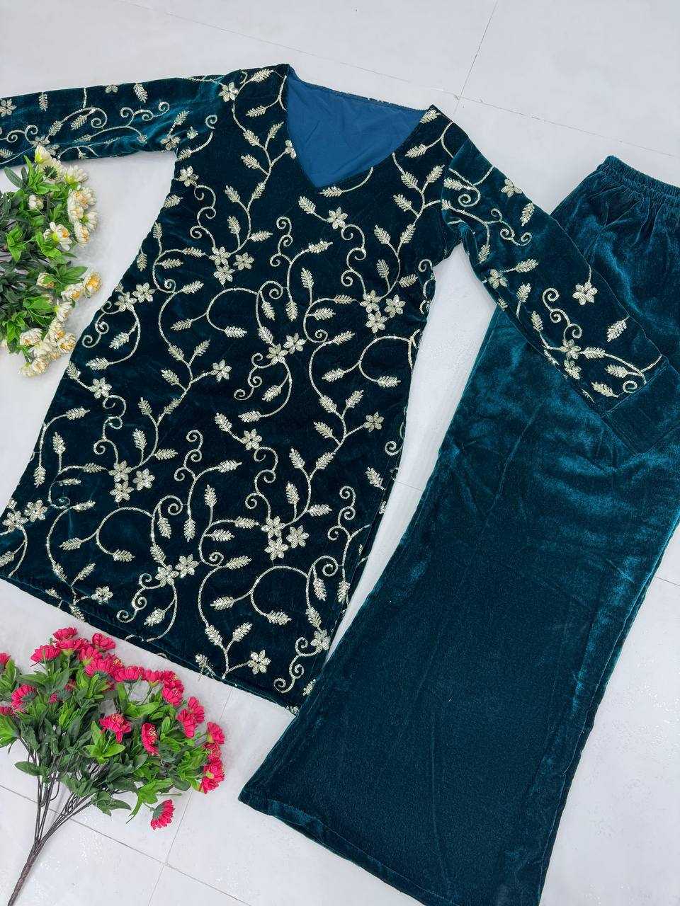 Viscose Velvet Suit