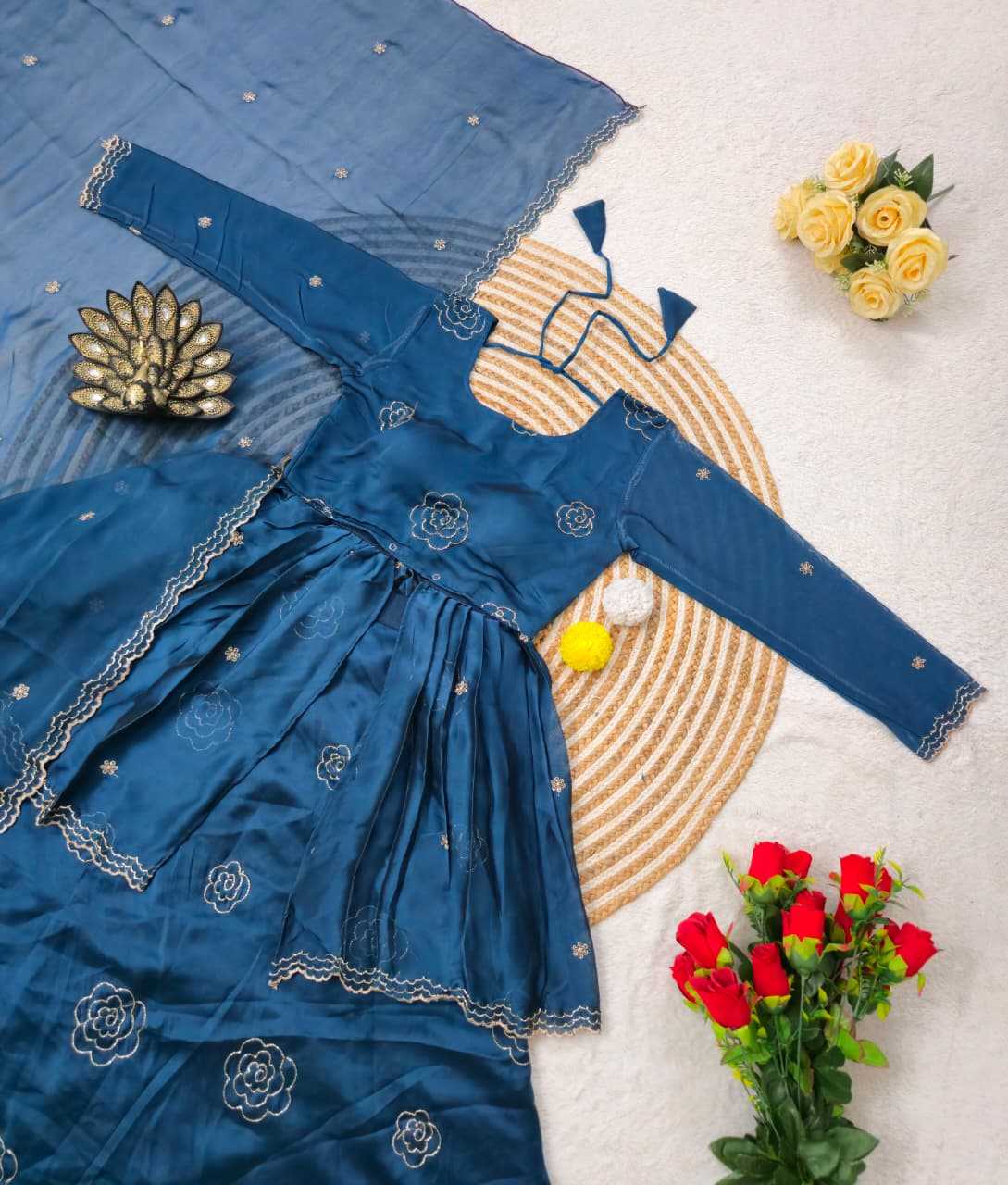 Rangoli Silk Designer Lehenga Choli