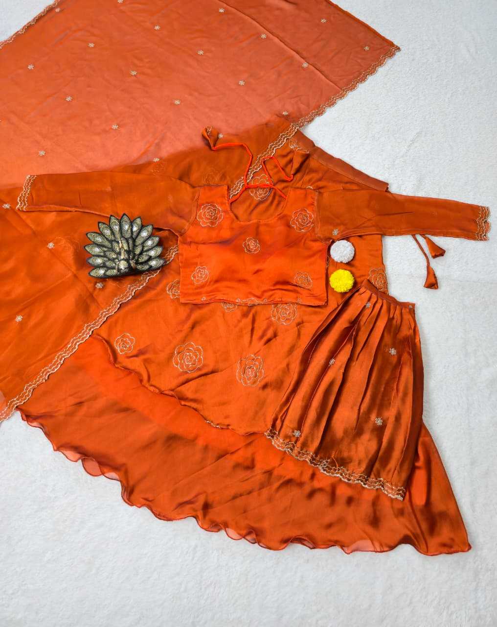 Rangoli Silk Designer Lehenga Choli