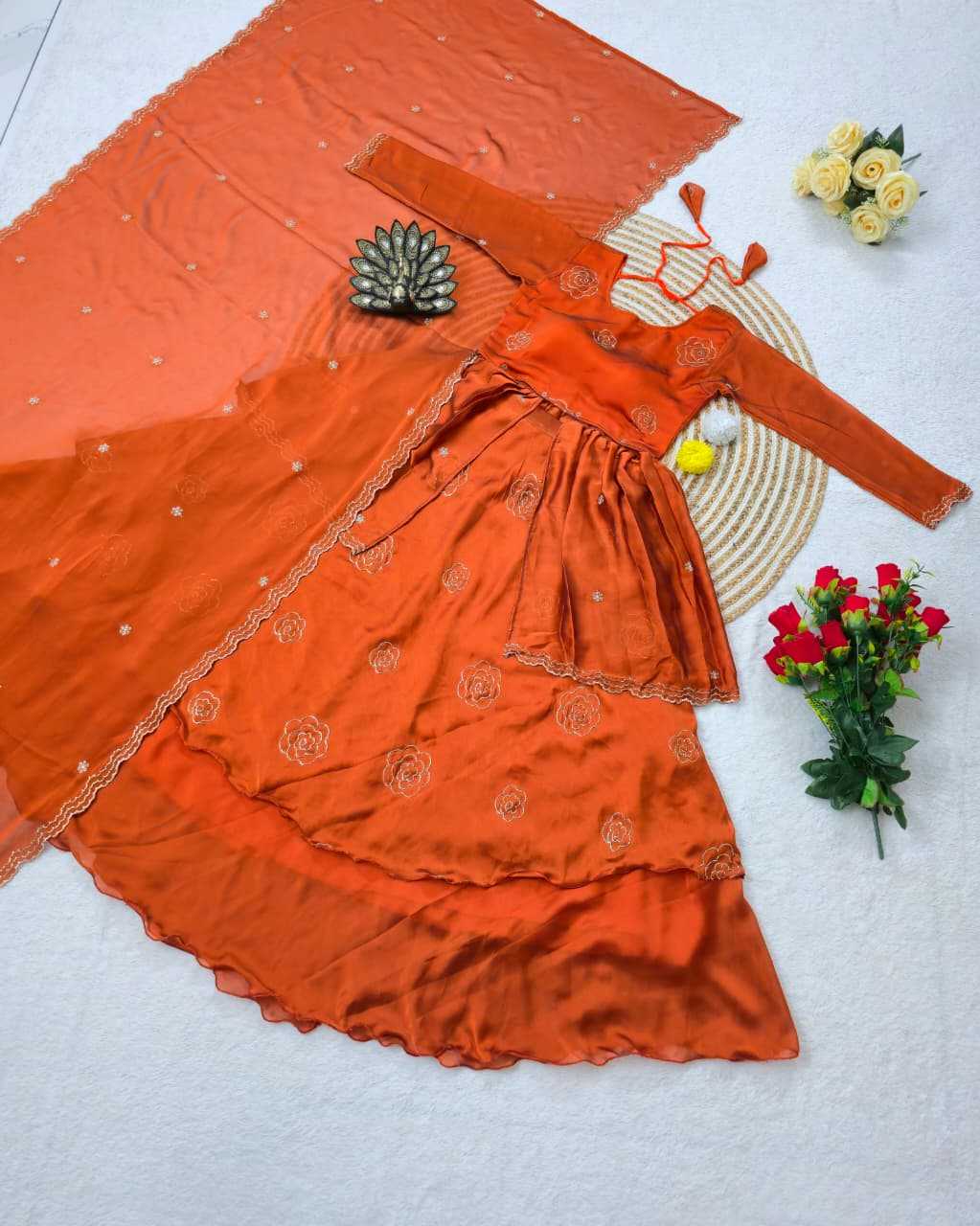 Rangoli Silk Designer Lehenga Choli