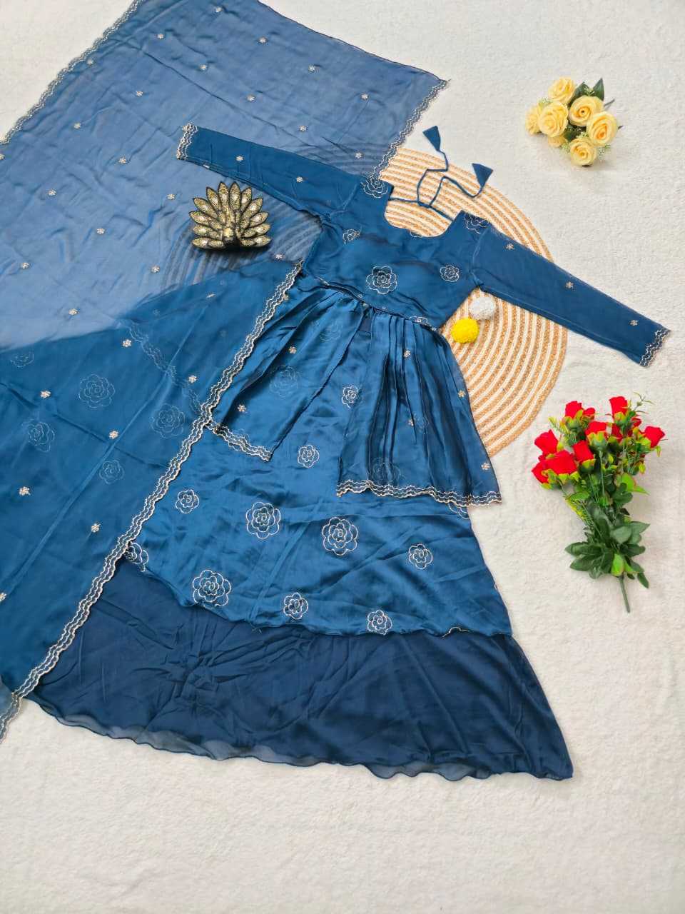 Rangoli Silk Designer Lehenga Choli
