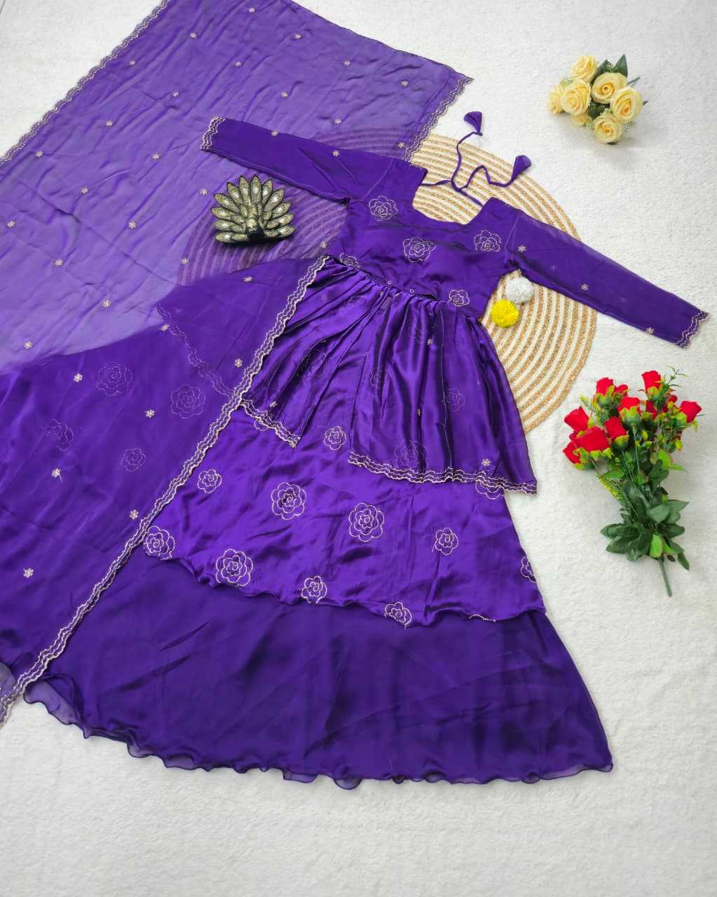 Rangoli Silk Designer Lehenga Choli