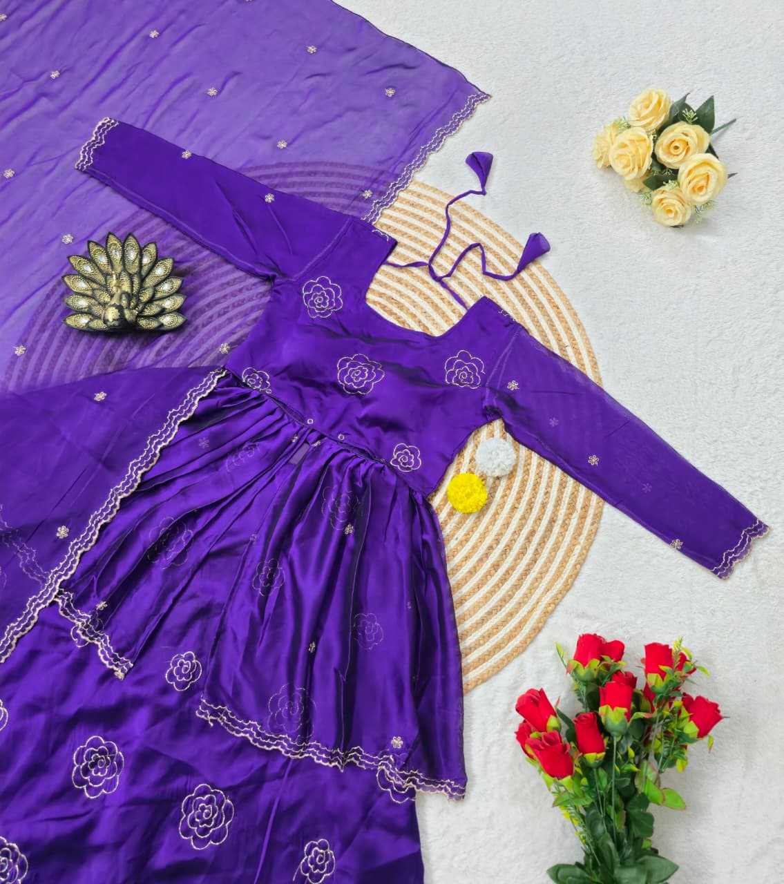 Rangoli Silk Designer Lehenga Choli