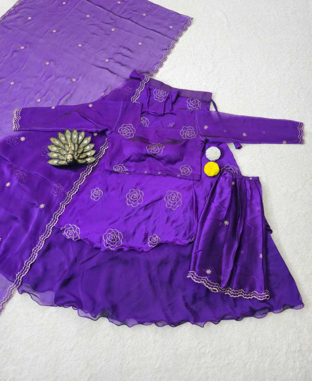 Rangoli Silk Designer Lehenga Choli