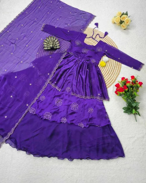 Rangoli Silk Traditional Lehenga