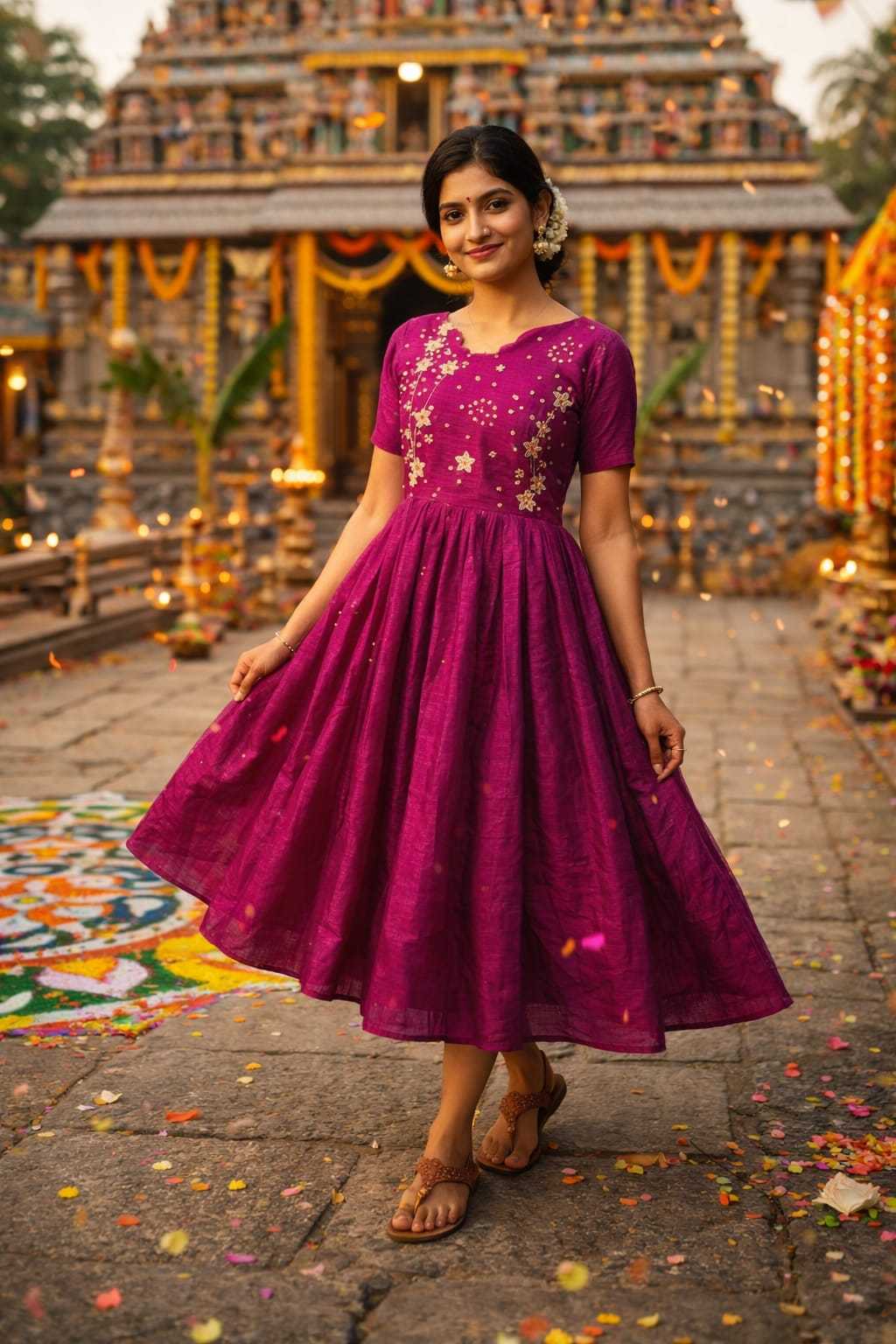 Kota Checks Fancy Gown