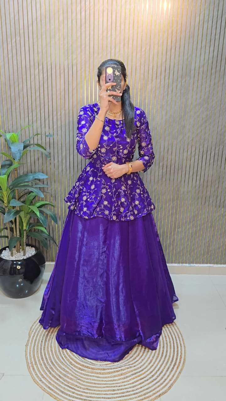 Space Silk Designer Lehenga