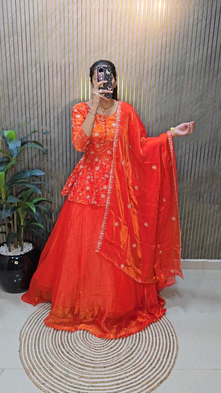 Space Silk Designer Lehenga
