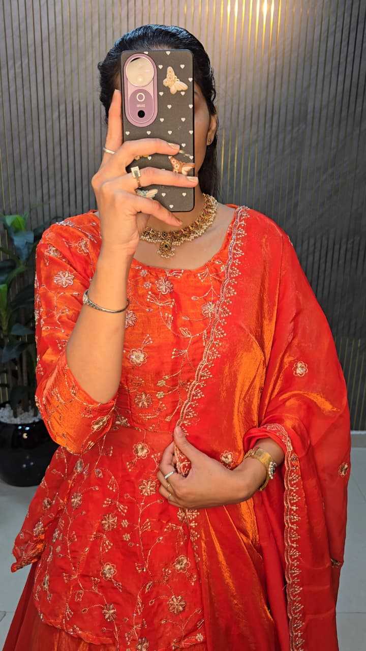 Space Silk Designer Lehenga