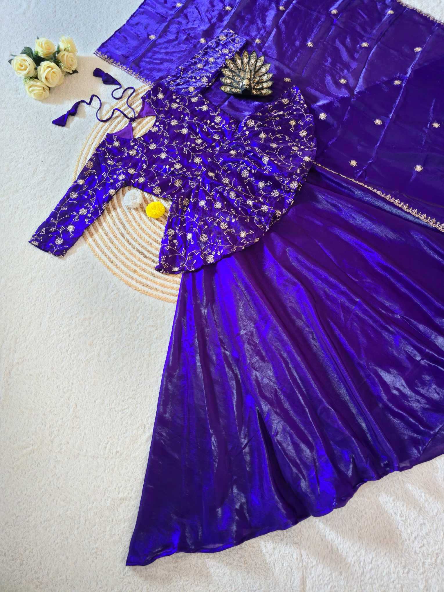 Space Silk Traditional Lehenga