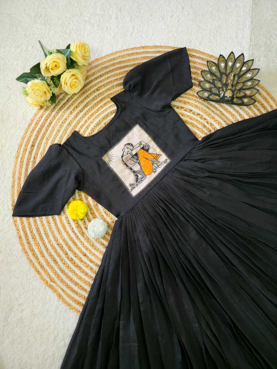 Vichitra Silk Party Gown 223