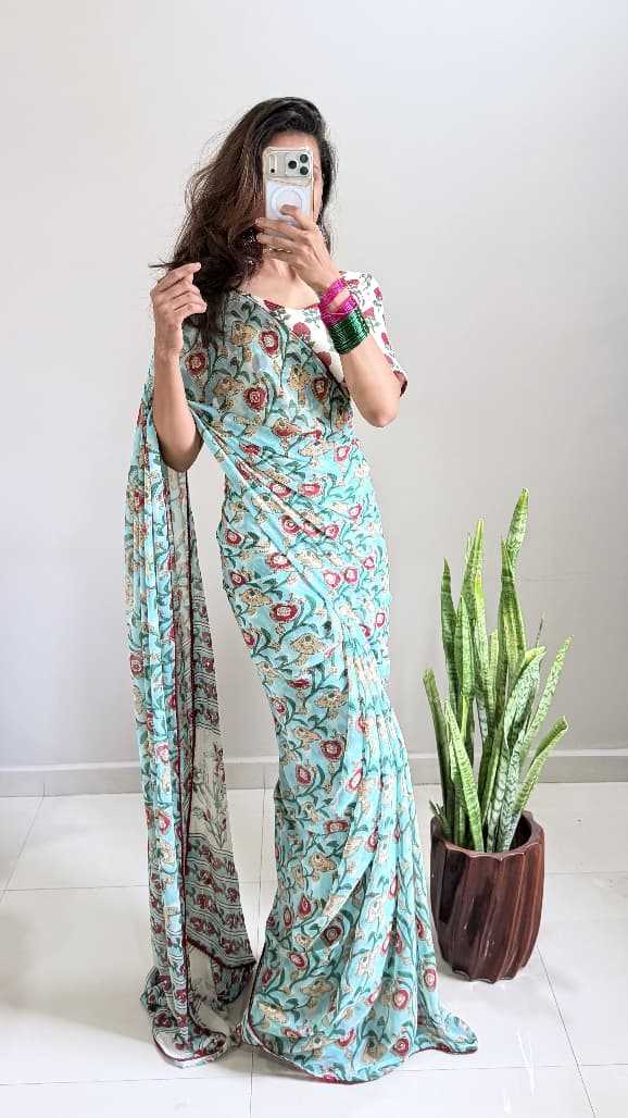 Georgette Printed Saree 237